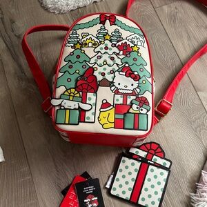 Hello Kitty Christmas Backpack